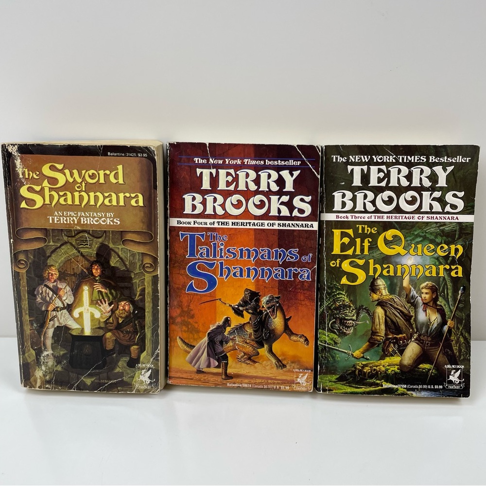 Terry Brooks Shannara Series Fantasy Book Lot Paperback